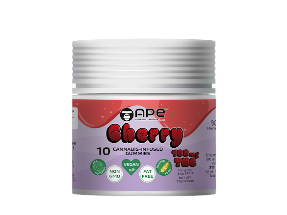 Cherry - 100mg Gummies | APE 1 Cherry - 100mg Gummies | APE
