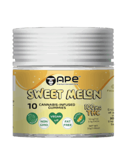 Sweet Melon - 100mg Gummies | APE