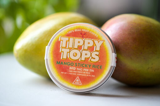 Mango Sticky Rice - 300mg Gummies | Tippy Tops