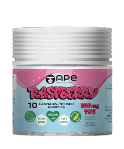 Raspberry - 100mg Gummies | APE