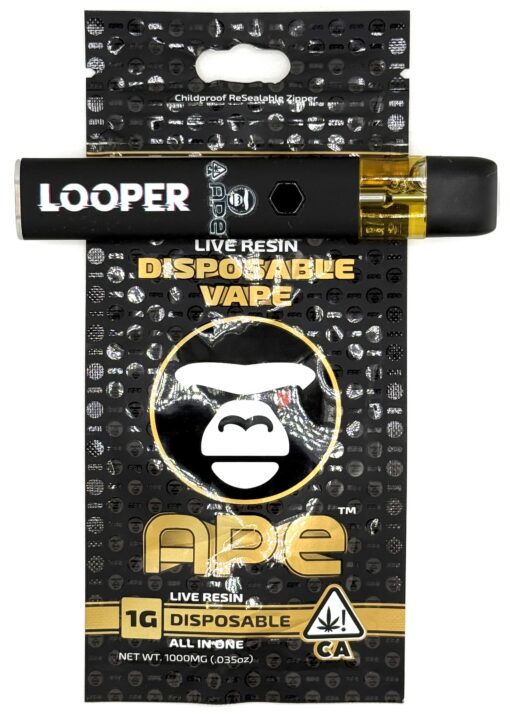 Hippie Crasher - 1g All-In-One Live Resin Disposable Vape | APE