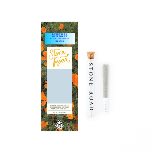 Blueberry Shortcake – 1G Infused Preroll | Stone Road