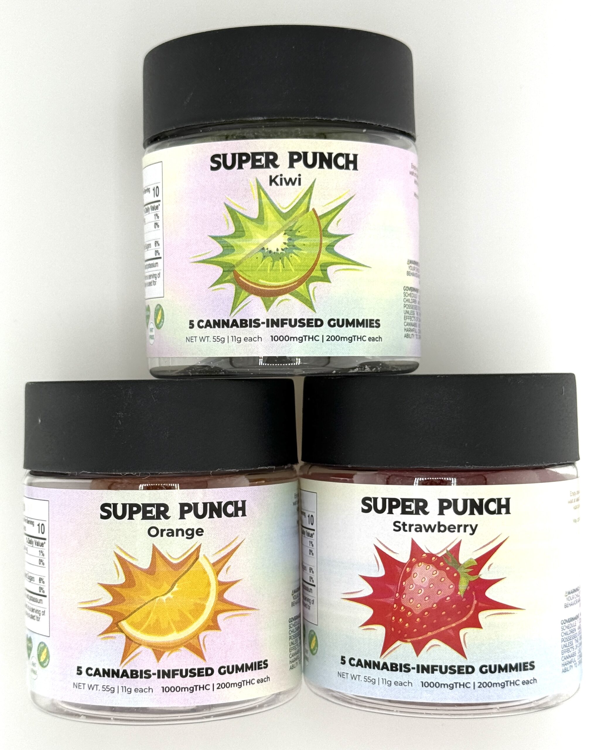 Orange - 1000mg Gummies | Super Punch 1 Orange - 1000mg Gummies | Super Punch