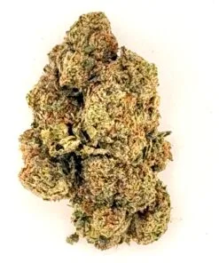 Close-up of high-quality cannabis buds featuring green and orange hues, perfect for herbal enthusiasts and medicinal use.