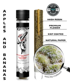 Apples & Bananas x Blue Cheese - 2.4g Indica Hash Rosin Blunt | APE