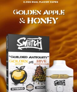 Golden Apple(Hybrid) x Hive Honeycomb(Indica) - 2g Disposable Vape | Swiitch