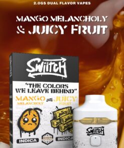 Mango Melancholy(Indica) x Juicy Fruit(Sativa) - 2g Disposable Vape | Swiitch