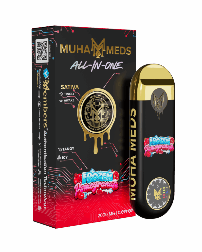 Frozen Pomegranate - 2g Disposable Vape | MuhaMeds