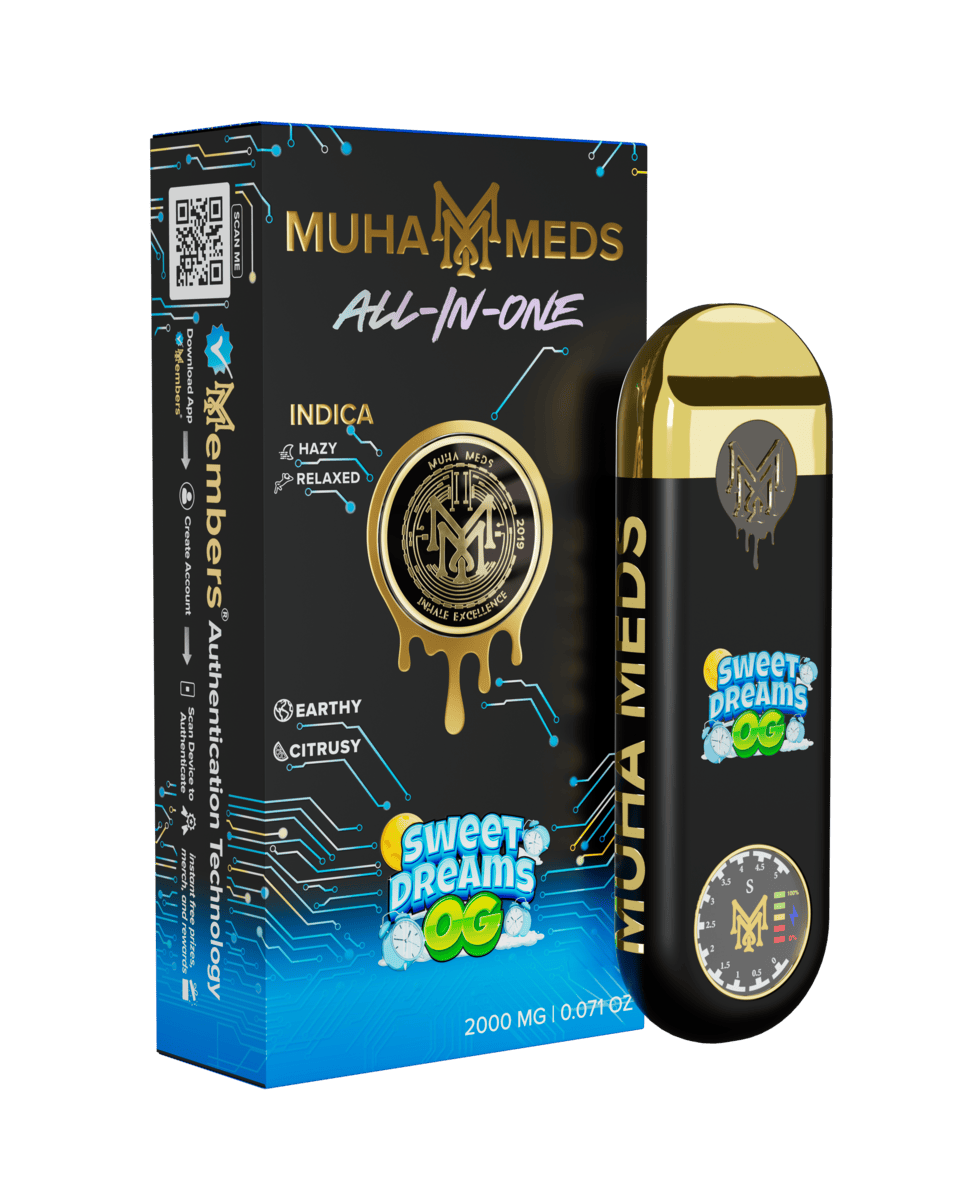 Sweet Dreams OG - 2g Disposable Vape | MuhaMeds 1 Sweet Dreams OG - 2g Disposable Vape | MuhaMeds