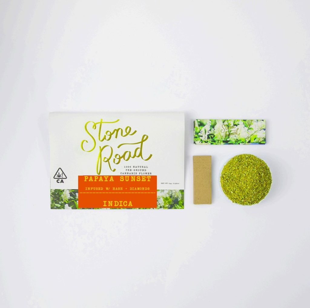 Papaya Sunset - Hash x Diamond Infused Half ounce | Stone Road