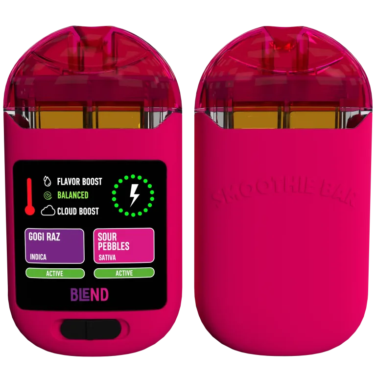 Gogi Raz(Indica) x Sour Pebbles(Sativa) - 2g Liquid Live Diamonds Disposable Vape | Smoothie Bar 1 Gogi Raz(Indica) x Sour Pebbles(Sativa) - 2g Liquid Live Diamonds Disposable Vape | Smoothie Bar