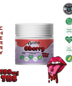 Cherry - 10 Cannabis-Infused Gummies | APE