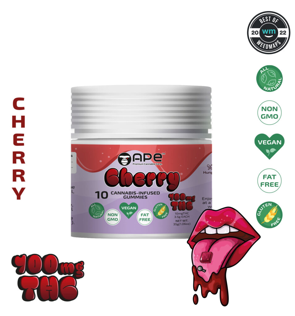 Cherry - 100mg Gummies | APE