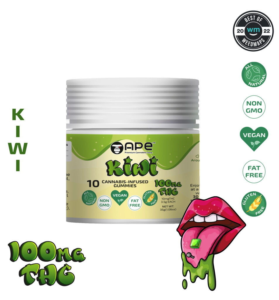 Kiwi - 100mg Gummies | APE