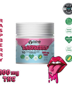 Raspberry - 10 Cannabis-Infused Gummies | APE