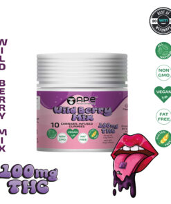 Wild Berry Mix - 10 Cannabis-Infused Gummies | APE