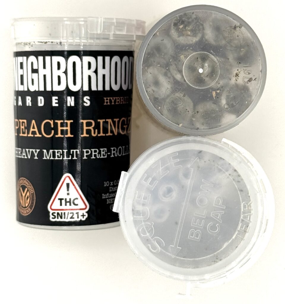 Peach Ringz – 10×0.5g Pre-Rolls Pack | Neighborhood Gardens