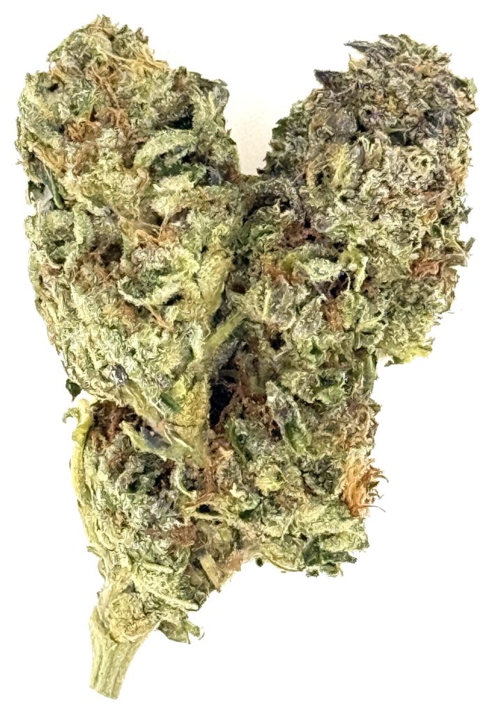 Close-up of premium cannabis buds, showcasing rich green hues and dense trichomes for high-quality consumption.