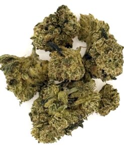 Close-up of green cannabis buds, showcasing their texture and color, perfect for understanding strain characteristics.