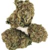 Close-up of premium cannabis buds showcasing vibrant green hues and rich textures on a white background.