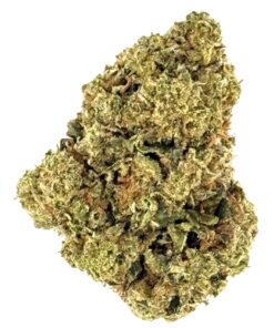 High-quality cannabis bud with vibrant green hues and a dense appearance, ideal for medical or recreational use.
