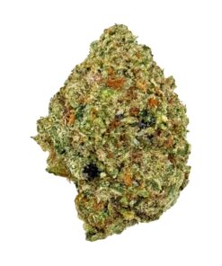 Close-up of a green cannabis bud showcasing its texture and vibrant colors, ideal for cannabis enthusiasts and retailers.