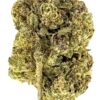 Close-up of cannabis buds displaying rich green hues and trichome crystals, showcasing quality marijuana for enthusiasts.