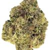Close-up of high-quality cannabis bud showcasing vibrant green colors and a dense, textured surface. Perfect for enthusiasts.
