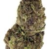 Close-up of a dense cannabis bud showcasing rich colors and textures, ideal for use in herbal remedies or relaxation.