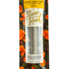Stone Road's London Pound Cake cannabis pre-roll with THCA diamonds and hash, nestled in vibrant floral packaging.