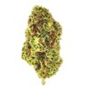 A close-up of vibrant green cannabis flower showcasing intricate details and textures. Ideal for educational and medicinal purposes.