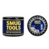 SMUG Tools product packaging featuring indoor WPFF, cold cure live rosin, highlighting modern tools for enthusiasts.